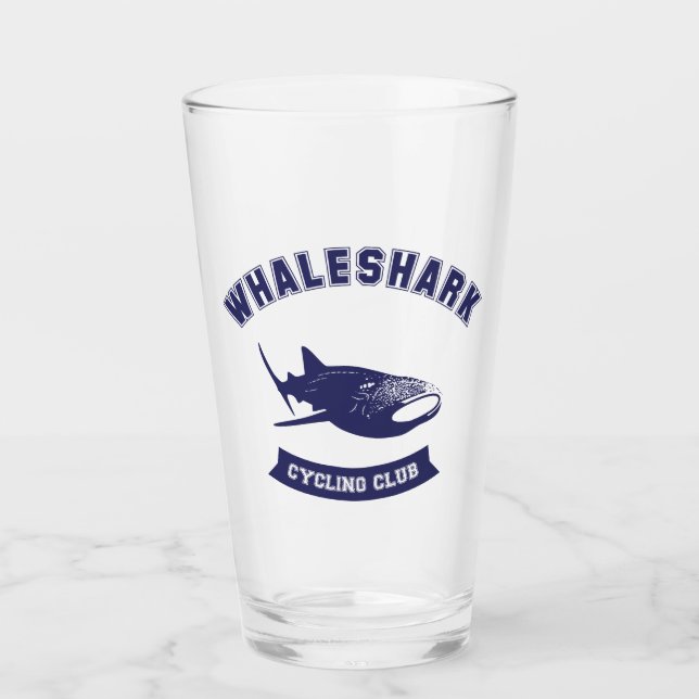 Whaleshark Radclub Glas (Vorderseite)
