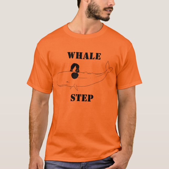 whalestep, WAL, SCHRITT T-Shirt (Vorderseite)