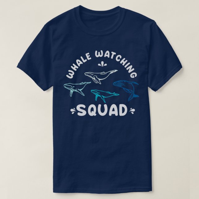 Whalewatching-Squad 8 T-Shirt (Design vorne)