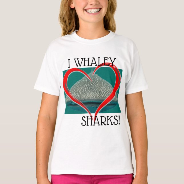 Whaley Shark Liebe T-Shirt (Vorderseite)