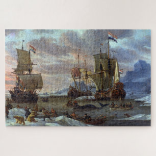 Whaling Grounds Arctic Ocean Abraham Storck 1654