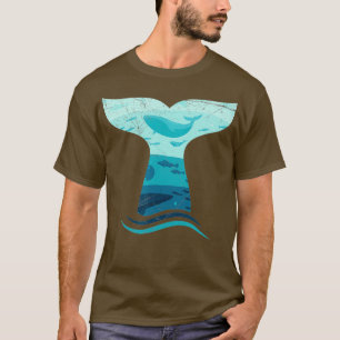 Whalle in Waves Orca Ozean T-Shirt