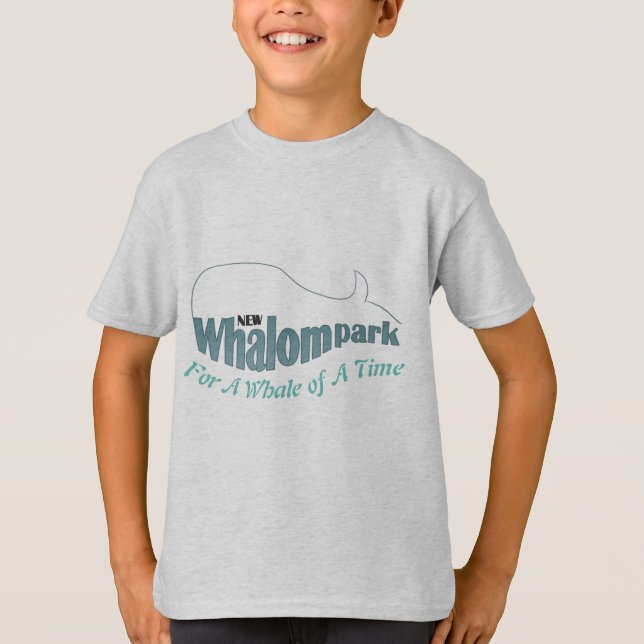 Whalom Park-klassischer Wal scherzt T - Shirt (Vorderseite)