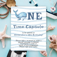 Whaltime Kapsel 1. Geburtstag