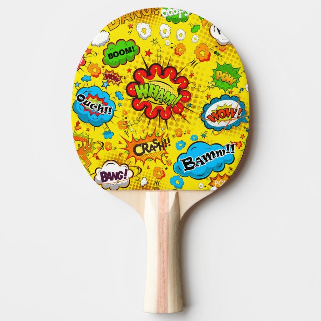 Wham Bamm Sounds Hintergrund Tischtennis Schläger (Vorderseite)