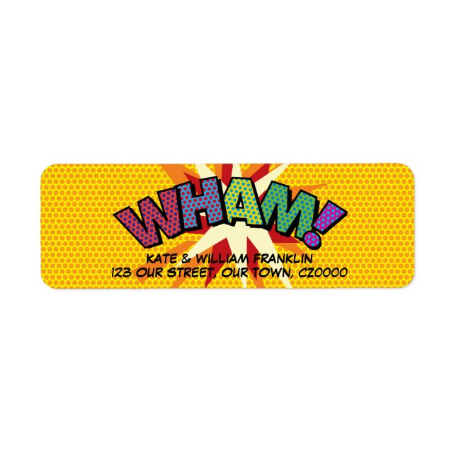 WHAM Fun Retro Comic Pop Kunst (Vorne)