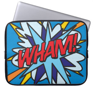 WHAM Fun Retro Comic Pop Kunst Laptopschutzhülle