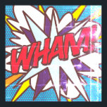 WHAM Fun Retro Comic Pop Kunst Poster<br><div class="desc">Ein lustiges,  cooles und trendiges Retro-Comic Buch Pop art-inspiriert Design,  das die Wanne,  zap,  pow in den Tag legt. Das ideale Geschenk für Superhelden,  Freunde,  Familie oder als Leckerei für sich selbst. Entworfen von ComicBookPop© unter www.zazzle.com/comicbookpop*</div>
