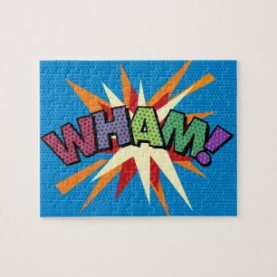 WHAM Lustige Retro-Comic-Book-Pop-Art