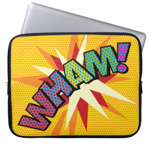 WHAM Lustige Retro-Comic-Book-Pop-Art Laptopschutzhülle