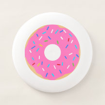 Donut Rose Avec Saupoudrages