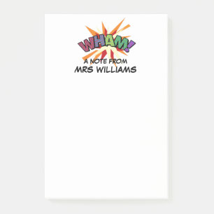 WHAM Personalisierter Spaß Modern Post-it Klebezettel