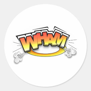 Wham Runder Aufkleber