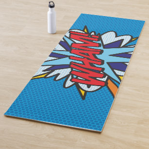 WHAM ZAP Lustige Retro-Comic-Book-Pop-Art Yogamatte