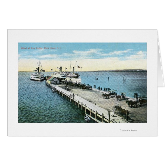 Wharf View im neuen Hafen (Vorderseite (Horizontal))