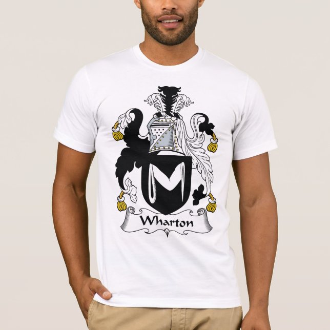Wharton Familienwappen T-Shirt (Vorderseite)
