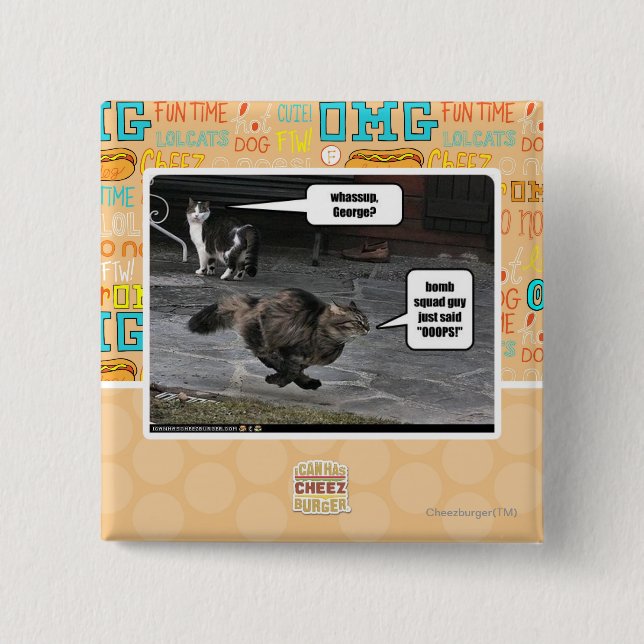 whassup, George? Button (Vorderseite)