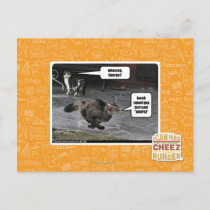 whassup, George? Postkarte