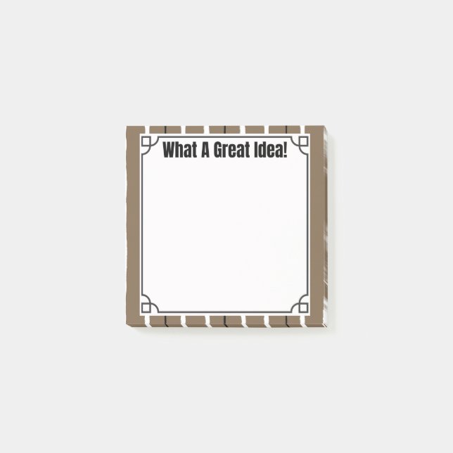 What A Great Idea!  Post-it Klebezettel (Vorderseite)