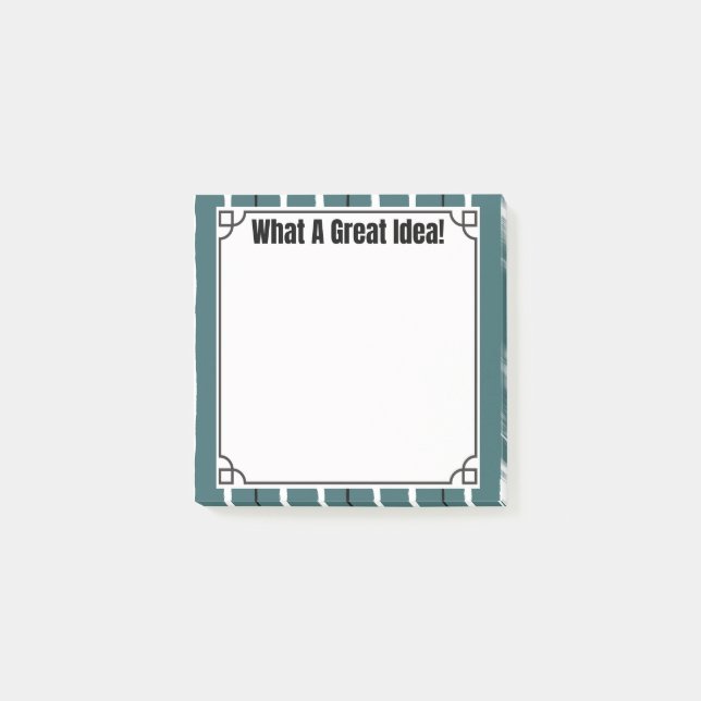 What A Great Idea! Post-it Klebezettel (Vorderseite)