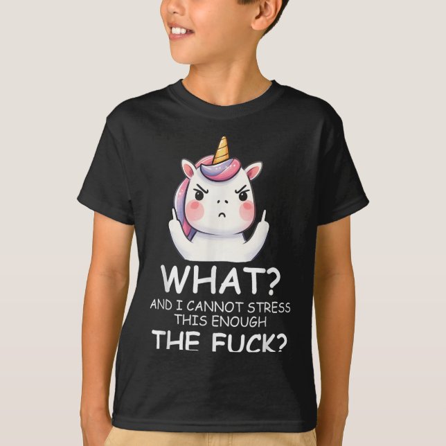 What &amp; I Cannot Stress This Enough The Fck Sig T-Shirt (Vorderseite)
