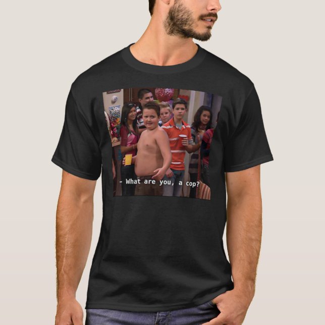what are you, a cop poster T-Shirt (Vorderseite)