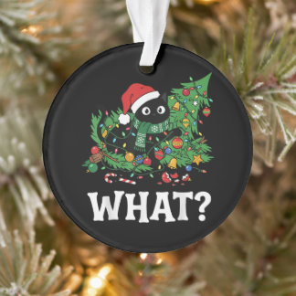 What Black Cat Funny Christmas Tree