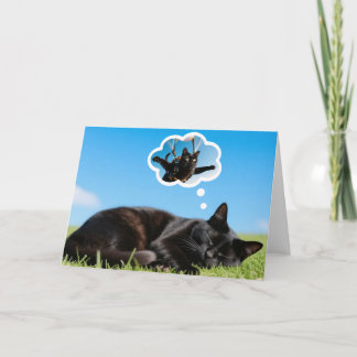 What cats dream about! Card Karte