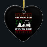 What fun it is to ride golf cart christmas keramik ornament<br><div class="desc">Oh,  was Spaß es ist zu reiten Golf Kart Weihnachten Golfspielen Golfer Golfer Golf,  Golfwagen,  Weihnachten, Matching, Familie, fröhliche Weihnachten, 2021, xmas, glücklich, neues Jahr, 2022 Weihnachten 2021 Matching Familie Pajamas</div>