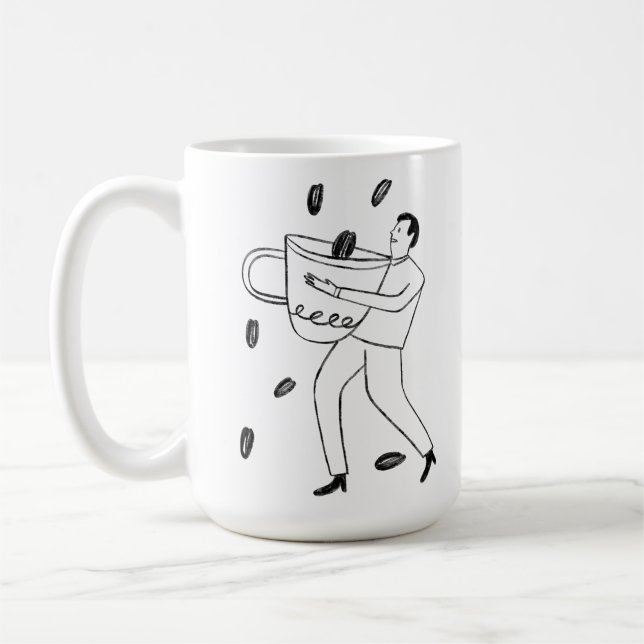 What goes best with a cup of coffee? Another cup Kaffeetasse (Links)