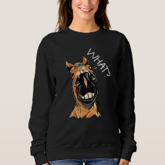 What Graphic Horse Lover Equestrian Rider Horses F Sweatshirt