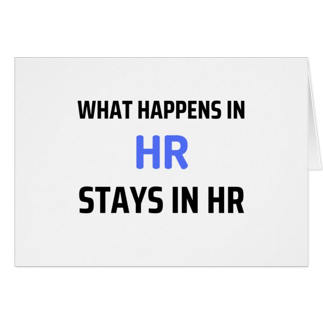 What Happens In HR Stays In HR 2 (Vorderseite (Horizontal))