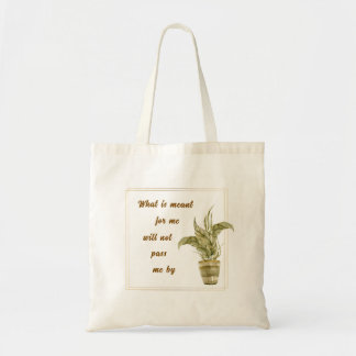 What is Meant for Me Canvas Print Tragetasche