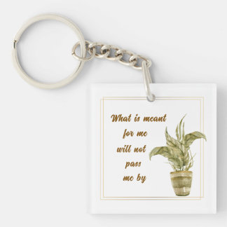 What is Meant for Me Keychain Schlüsselanhänger