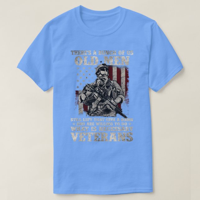 What Is Necessary Veterans, Soldier With Sacred Fl T-Shirt (Design vorne)