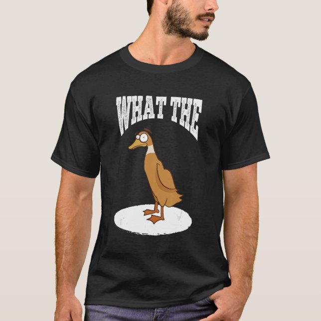 What The Duck Duck Morning Grouch Coffee Rubber Du T-Shirt (Vorderseite)