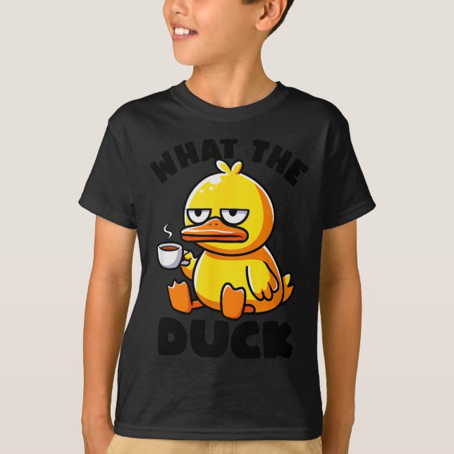 What The Duck Owner I Love Ducks Lover Funny Rubbe T-Shirt (Vorderseite)