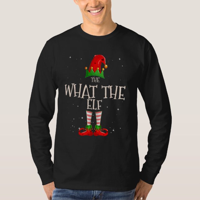 What The Elf Group Matching Family Christmas  1 T-Shirt (Vorderseite)
