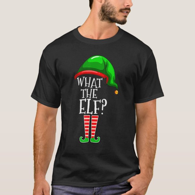 What The Elf Group Matching Family Christmas For M T-Shirt (Vorderseite)