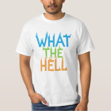 What The Hell Flame Typografie