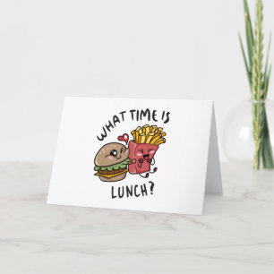 What time is lunch karte