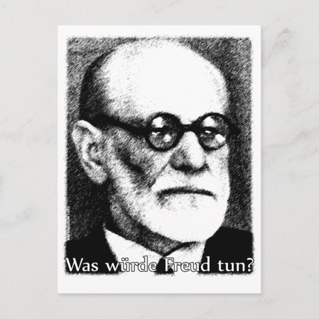 What Would Freud Do? Postkarte (Vorderseite)