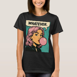 „Whatever“ Retro-Comic T-Shirt