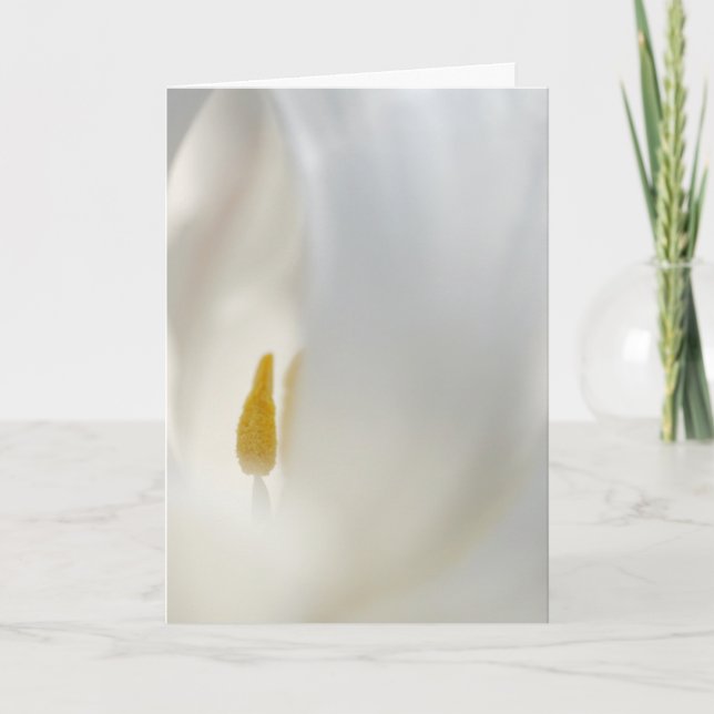 "What's Inside" Sweet Floral Design Blank Dankeskarte (Vorderseite)