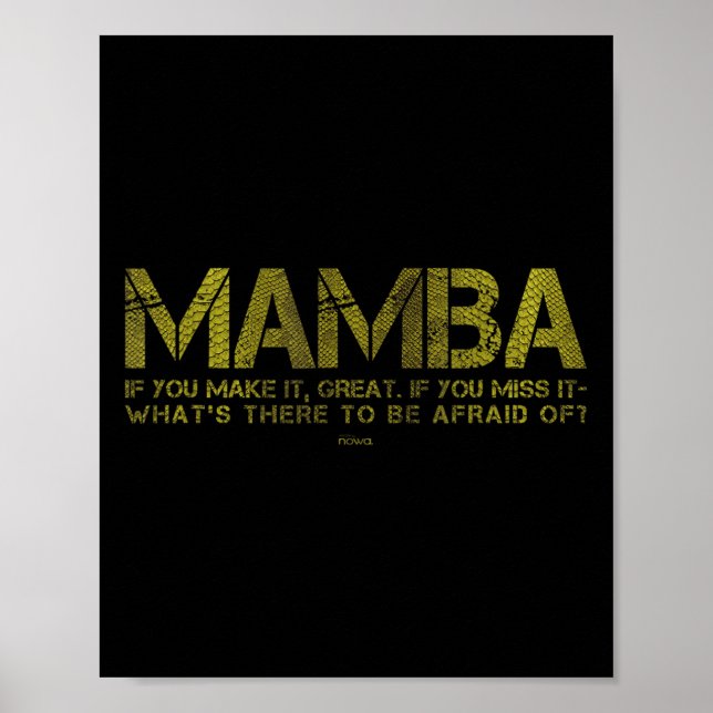 What's There To Be Afraid Of_ Basketball Court Mot Poster (Vorne)