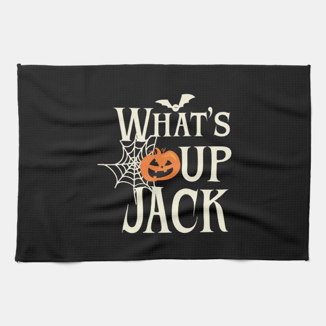 What's Up Jack Halloween Geschirrtuch (Horizontal)