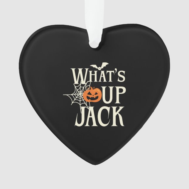 What's Up Jack Halloween Ornament (Vorderseite)
