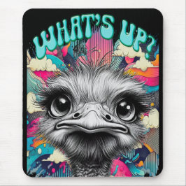 "Whats Up Ostrich" Gaming Mouse Pad Mousepad