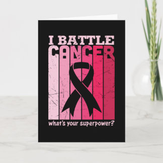What's Your Superpower Breast Cancer Awareness Karte