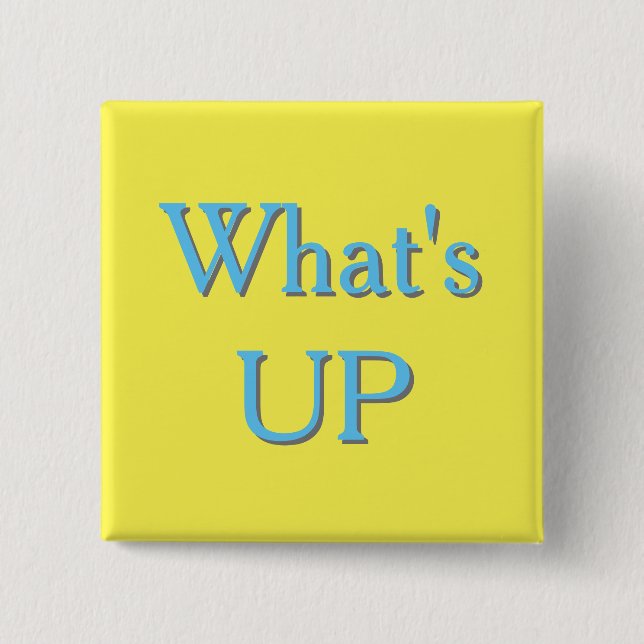 WhatsUP-Schild Button (Vorderseite)